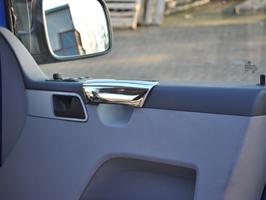 Stainless Steel Inner Door Handle Covers VW T5 03-09 & 2010>
