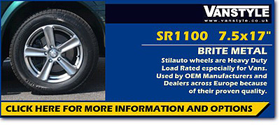 SR1100 Brite Metal 17x7.5 Wheel 5x108 Citroen Dispatch 2007