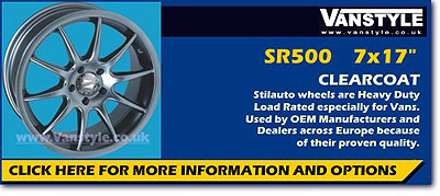 SR500 Clearcoat 17x7 Wheel 5x108 Citroen Dispatch 2007