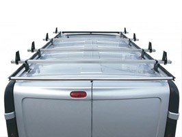 4 Bar Heavy Duty Stainless Steel Roof Rack - Nissan Primastar Hi