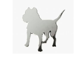 Pitbull Chrome Emblem
