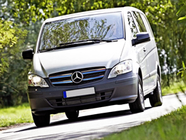 Stainless Steel Front Grille 4 Piece Set Mercedes Vito 2011>
