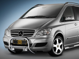 Mercedes Vito Cobra A-Bar Frontguard Stainless Steel 2010>