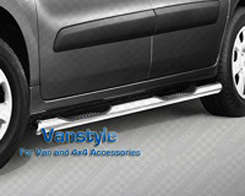 Cobra Side bars+ 60mm, St Steel Berlingo Partner Tepee 08 -