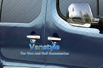 Door Handle Cover Set Stainless Steel - Citroen Berlingo 2008-ON