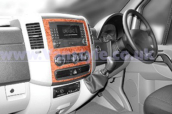Dash Kit 1 pc Centre Only VW Crafter Sprinter 2006-on RHD