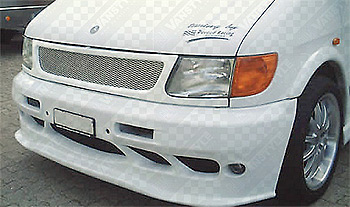 SportMAX Front Grille with Mesh Mercedes Vito (Not V Class) 96-0