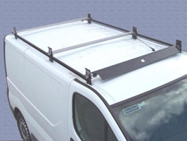 3 Bar Heavy Duty Stainless Steel Roof Rack, Primastar, Flat Roof