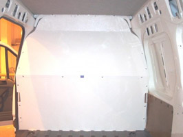 Full Bulkhead SOLID For The Ford Transit Connect LWB