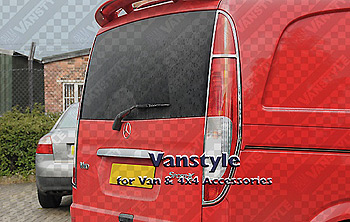 Vanstyle Rear Lights Surround Set Mercedes Vito Viano 03-on