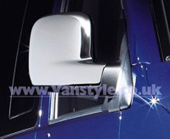 Chrome Mirror Cover Set, VW T5, Caravelle & Caddy