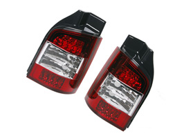Rear Lamp Set, Clear / LED, Transporter T5 & Caravelle, 2003>09