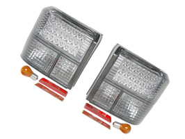 Rear Light Set, Smoked LED, Transporter T4 & Caravelle, 1990>03