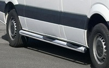 Sidebars integrated steps 80mm Sprinter / Crafter 06-11 & 12>