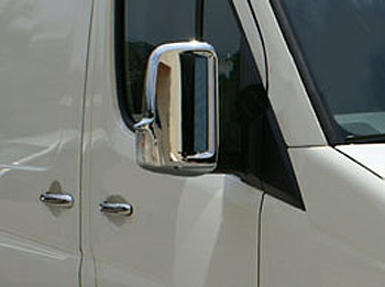Mirror Cover Set Stainless Steel - Sprinter/Crafter 06-11