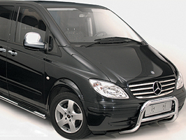 Stainless Steel Mirror Covers, Mercedes Vito, 2010>, RHD Only