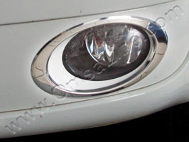Stainless Steel Fog Light Trims, T5 & Caravelle Facelift, 2010>