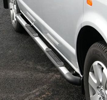 Safety SIDE STEPS VW Transporter T4 Black End Corners