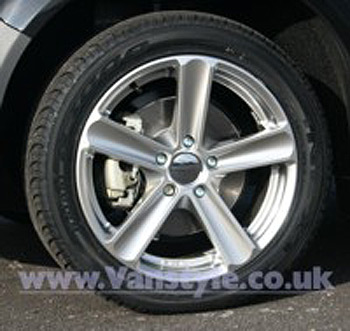 SR1100 Wheel 17x7.5 Brite Metal Set of 4 - 5x108 Expert Scudo Di