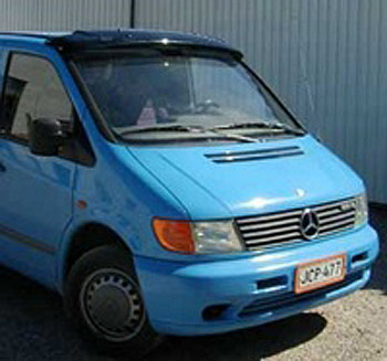 Sunvisor Grey Acrylic Vito/V-Class 1996-03
