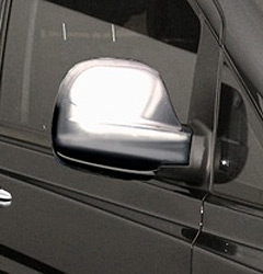 Stainless Steel Mirror Covers Mercedes Vito Van 2004-2009 RHD UK