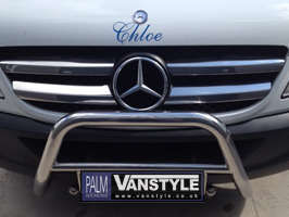 Stainless Steel Front Grille 4 Piece Set Mercedes Vito 2011>
