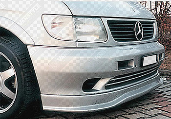 SportMAX Front Bumper Spoiler ABS Primed Mercedes Vito V Class 1