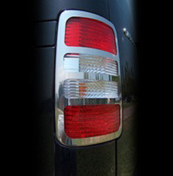 Rear Light Cover Set Stainless Steel - VW Caddy