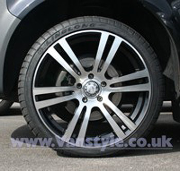 SR900 Wheel 20x9" Black Diamond Set of 4 - VW Transporter T5 T28