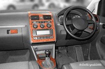 Dash Kit 12pc VW Touran (Manual), DIN-Radio or Navigation RHD