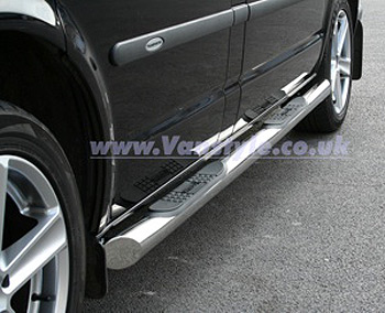 TRAX 3" Sidebars with 4 Steps - SWB-LWB - VW Transporter T5