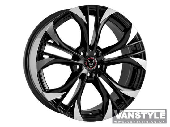 Wolfrace Assassin GT Gloss Black & Polished 8x18" VTP 5x118