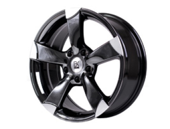 BK Racing BK113 Hyper Graphite and Polished 18 VW T5 5x120