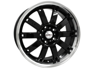 Calibre Boulevard Gloss Black and Polished Rim 8.5x20\" VW T5