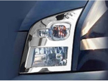 Ford Transit MK7 2 Pcs S.Steel Chrome Head Light Surrounds