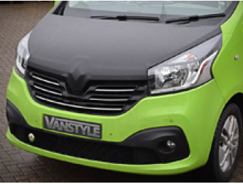 Renault Trafic 2014>2022 Full Length Plain Bonnet Bra