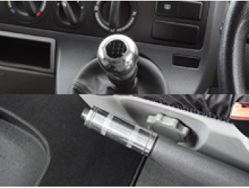 VW T5 03-15 Polished Alu Gear Stick Knob + Hand Brake Cover Kit