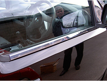 Window Frame Trim Set (4piece) Stainless Steel Rav4 Mk5 2005-on