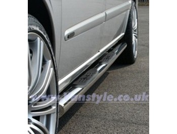 Side Bars 76mm (With Steps) TRAX Mercedes Vito & Viano