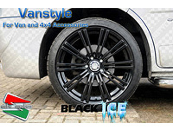 SR1200 Wheel 17x7.5 Black Ice Set of 4 - Vivaro Trafic Primastar