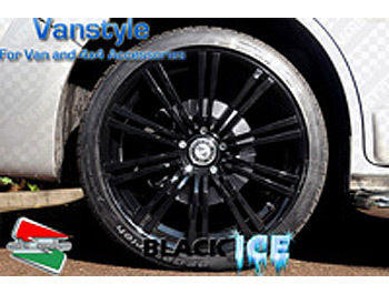 SR1200 Wheel 20x9\" Black Ice Set of 4 - 5x112 Mercedes Vito/Vian