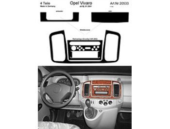 Dash Kit Audio Console for Grundig CAR 2002 Vivaro Only