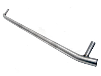 Cobra Side Protection Bar, 60mm Brushed Stainless VW T5 SWB