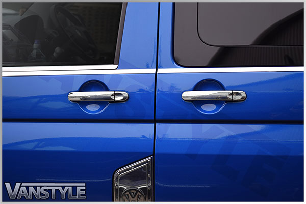 Door Handle Cover Set Stainless Steel - VW T5 T6 Caddy ...