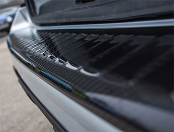 VW T6 Twin Door 15> Real Carbon Fibre Bumper Protector