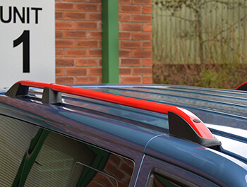 VW T5 & T6 'Red Edition' Aluminium Roof Bars