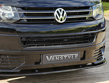 Black Edition Lower Front Radiator Grille Trim VW T5 2010>15