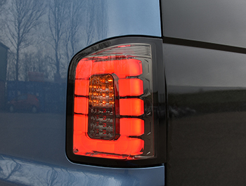 Smoked Block Style Twin Door Rear Lights - VW T6 2015>