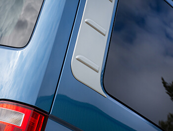 ABS Satin Silver Outer Rear Side Panels - VW T5 & T6