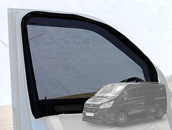 Pair of Magnetic Front Cab Mosquito Nets  Custom 2012-2023